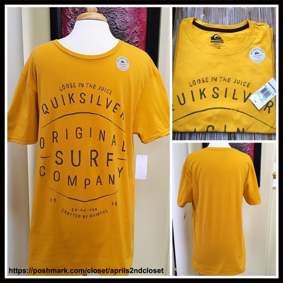 QUICKSILVER TEE HAWAII SHORT SLEEVES CASUAL SURF T-SHIRT A2C - Picture 6 of 8